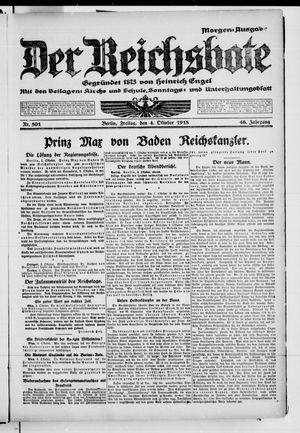 Der Reichsbote vom 04.10.1918