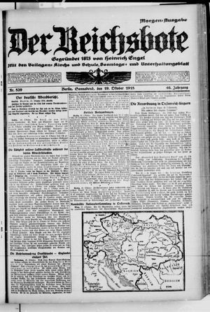 Der Reichsbote vom 19.10.1918