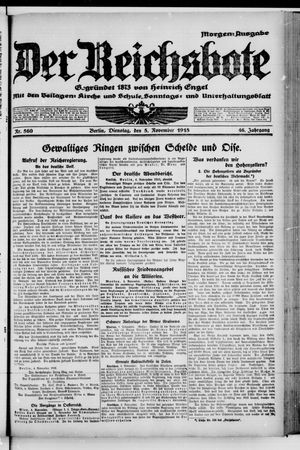 Der Reichsbote vom 05.11.1918