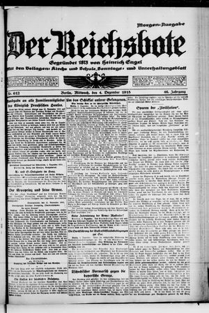 Der Reichsbote vom 04.12.1918