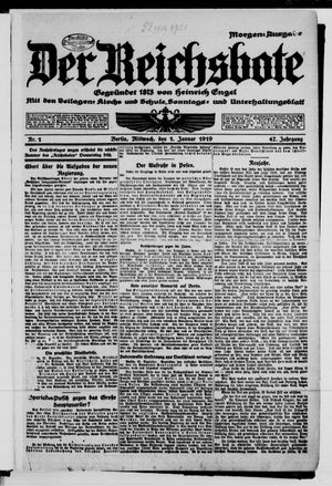 Der Reichsbote vom 01.01.1919