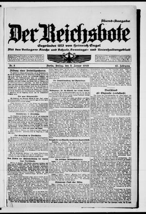 Der Reichsbote vom 03.01.1919