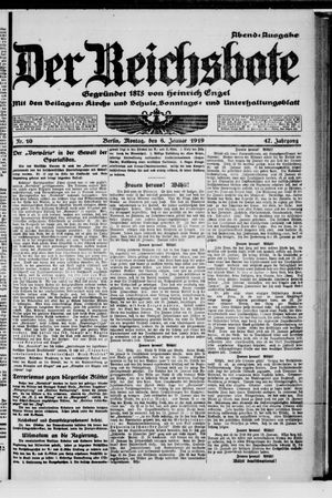 Der Reichsbote vom 06.01.1919
