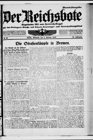 Der Reichsbote on Feb 5, 1919