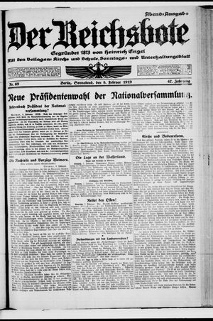 Der Reichsbote on Feb 8, 1919