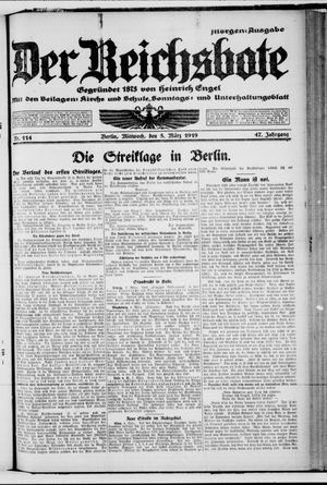 Der Reichsbote vom 05.03.1919