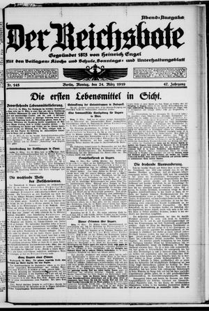 Der Reichsbote on Mar 24, 1919