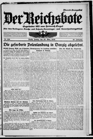 Der Reichsbote vom 28.03.1919