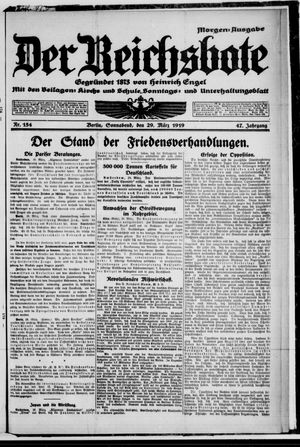 Der Reichsbote on Mar 29, 1919