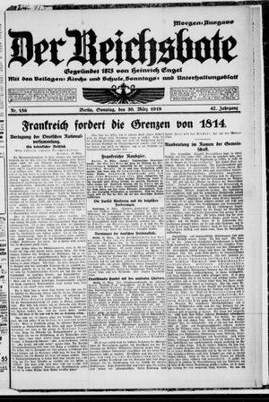 Der Reichsbote on Mar 30, 1919