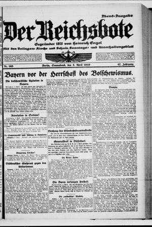 Der Reichsbote on Apr 5, 1919