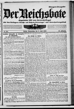 Der Reichsbote vom 05.06.1919