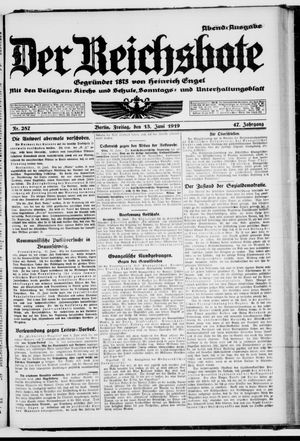 Der Reichsbote on Jun 13, 1919