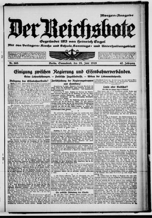 Der Reichsbote on Jun 28, 1919