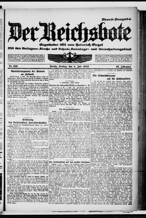 Der Reichsbote vom 04.07.1919