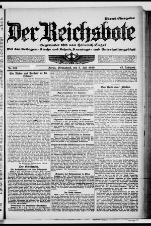 Der Reichsbote vom 05.07.1919