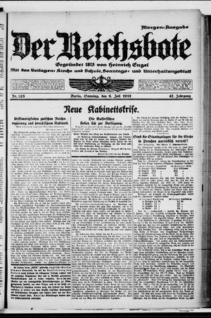 Der Reichsbote on Jul 6, 1919