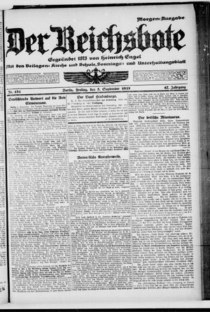 Der Reichsbote on Sep 5, 1919