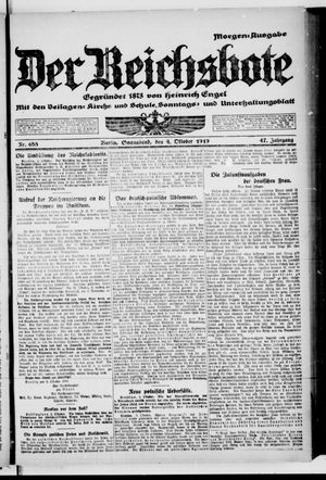 Der Reichsbote vom 04.10.1919