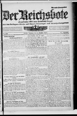 Der Reichsbote vom 06.10.1919