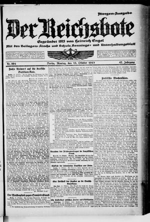 Der Reichsbote on Oct 13, 1919