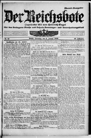 Der Reichsbote vom 06.01.1920