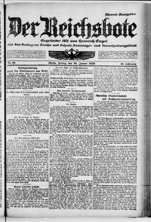 Der Reichsbote vom 30.01.1920