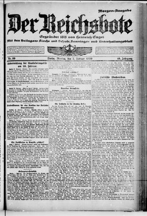 Der Reichsbote vom 02.02.1920