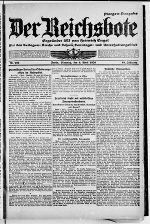 Der Reichsbote vom 06.04.1920