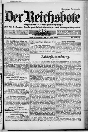 Der Reichsbote on Jun 12, 1920