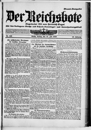 Der Reichsbote vom 16.07.1920