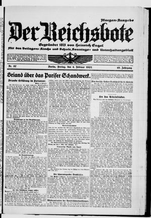 Der Reichsbote on Feb 4, 1921
