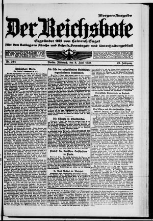 Der Reichsbote on Jun 8, 1921