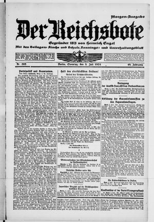 Der Reichsbote vom 03.07.1921