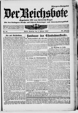 Der Reichsbote on Feb 5, 1922