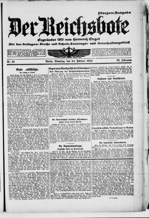Der Reichsbote vom 21.02.1922