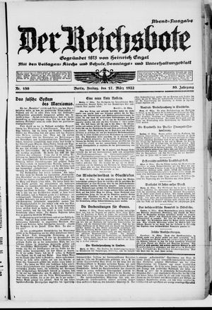 Der Reichsbote vom 17.03.1922