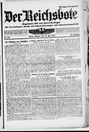 Der Reichsbote vom 17.05.1922