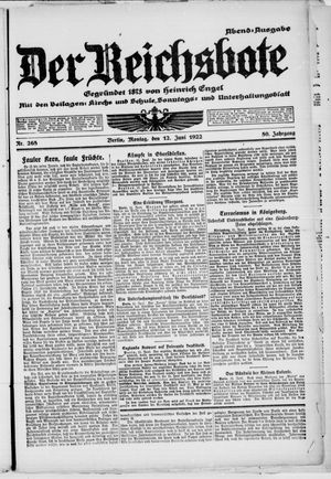 Der Reichsbote on Jun 12, 1922