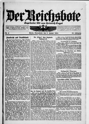 Der Reichsbote vom 05.01.1924