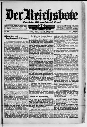 Der Reichsbote vom 28.03.1924