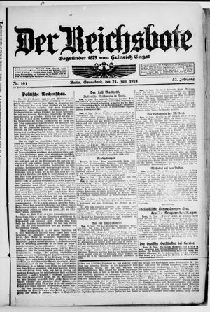 Der Reichsbote vom 21.06.1924