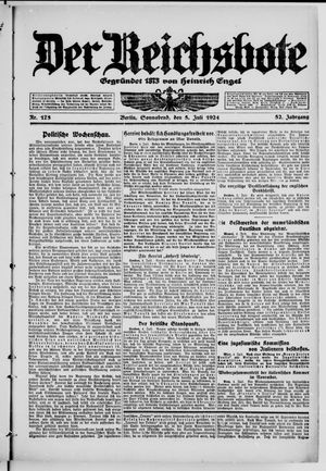 Der Reichsbote vom 05.07.1924