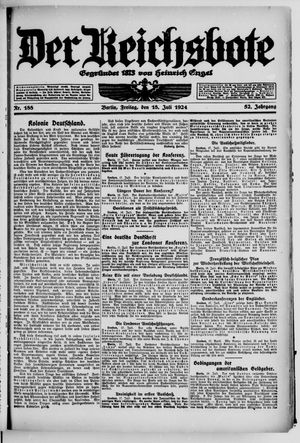 Der Reichsbote vom 18.07.1924