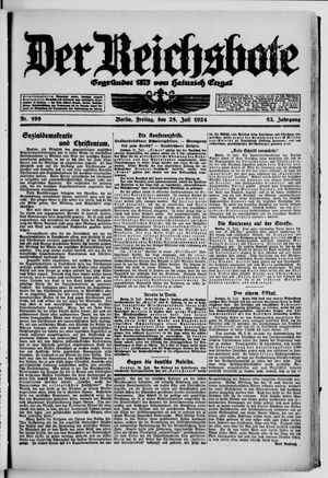 Der Reichsbote vom 25.07.1924