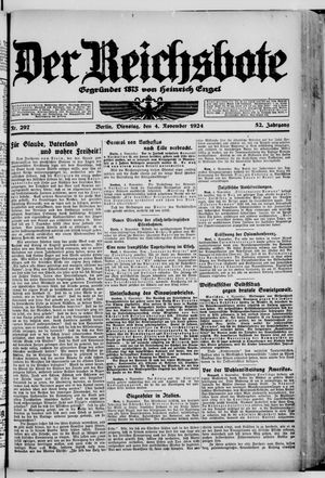 Der Reichsbote vom 04.11.1924