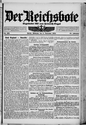 Der Reichsbote vom 05.11.1924