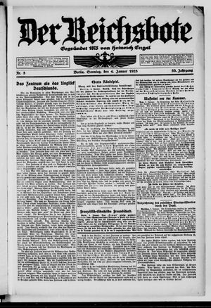 Der Reichsbote vom 04.01.1925