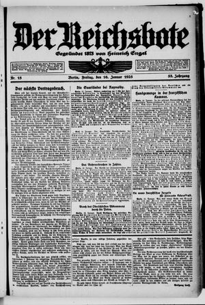 Der Reichsbote vom 16.01.1925