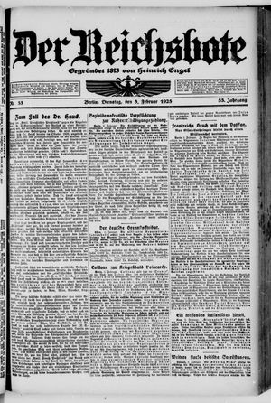 Der Reichsbote on Feb 3, 1925